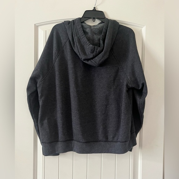 Old Navy XL Blue Easy Does It Hoodie Sweatshirt Women’s Cropped Oversized Soft - Picture 2 of 4